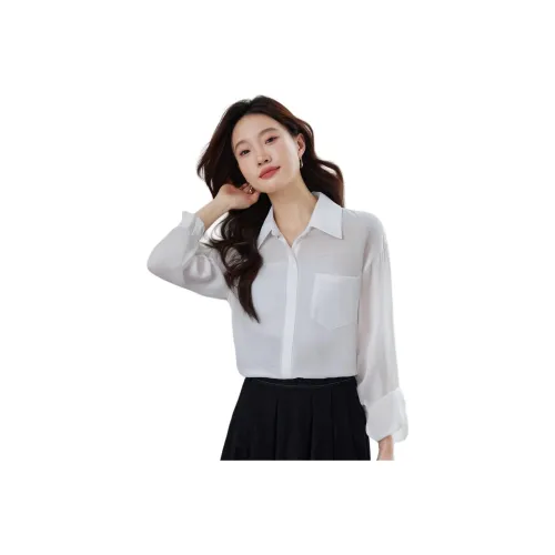 Love Elaine Весенний Осенний Рубашка Женская