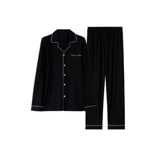 LUYOUYE Пижамный комплект Мужской Элегантный Черный