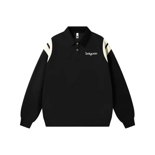 Бренд BaiYuan Trousers Поло Унисекс Черный