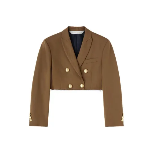 PALM ANGELS Женские куртки красновато-коричневого цвета