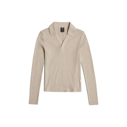 STAR RAW Polo Женская Бежевая