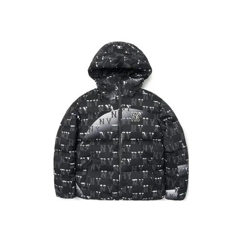 MLB Old Flower Пуховик Короткий Женский Черный