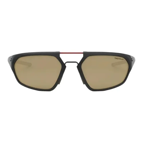 TAG Heuer Вакуумная Формовка Нерегулярная Форма Солнцезащитные Очки Унисекс Черный