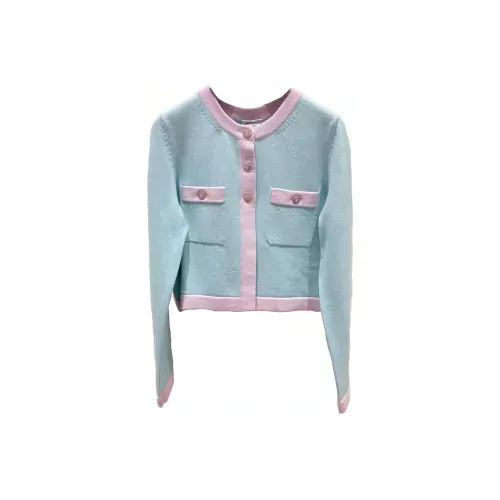 CHANEL SS24 Трикотаж Женский Синий Розовый