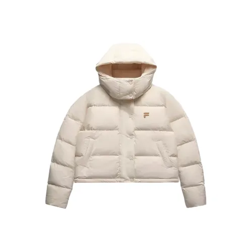 FILA FUSION FOB Пуховик Женские Пшенично-сливочный