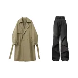 Абрикос + Черный Брюки