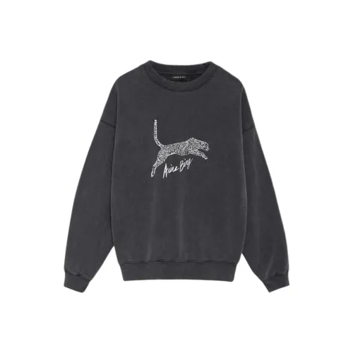 Anine Bing Толстовка Женская Выстиранный Черный