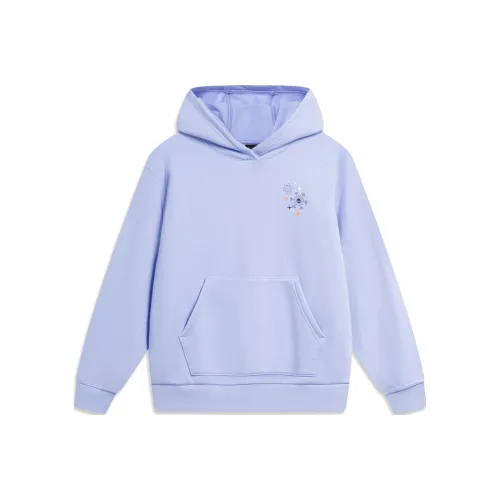 LINING Sports Trend Series Толстовка Женская Фиолетовая Синий Фиолетовый