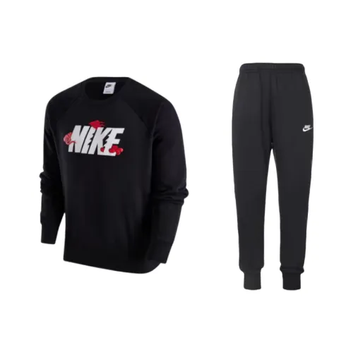 nike Dragon New Year's Collection Повседневная спортивная одежда Унисекс Черный