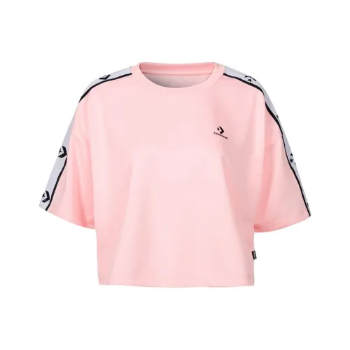 Конверс Tee T Рубашка Женская Светло-Розовая