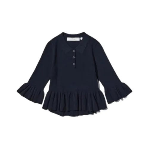 GU ROKH Collaboration Темно-синий Женские Поло