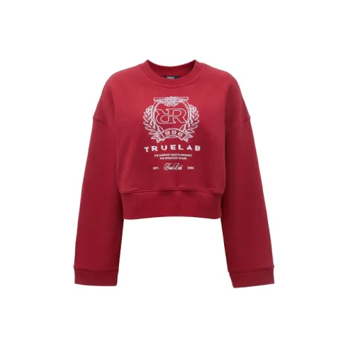 Only F15 Красный Георгин Женские Свитшоты