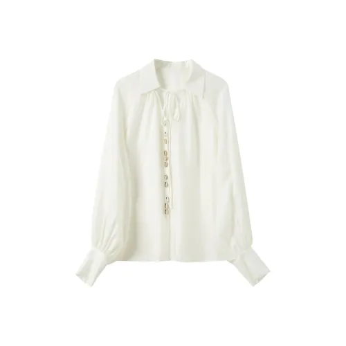 3COLOUR Экрю Женские Рубашки