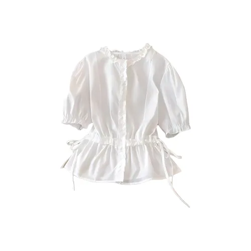 PLAY BUSH Белые Женские Рубашки