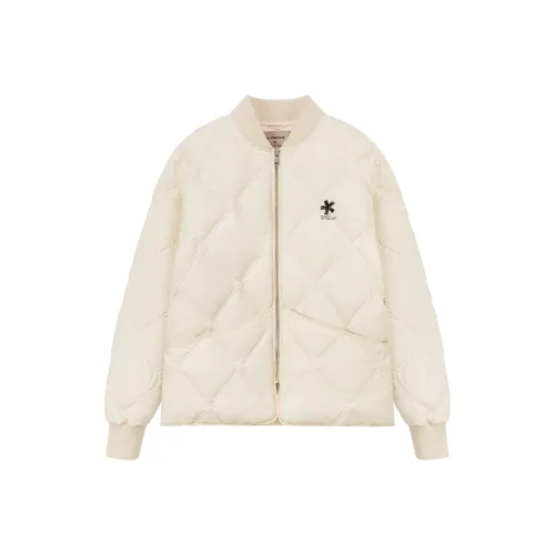 NO ONE ELSE Белый абрикос Женские пуховики