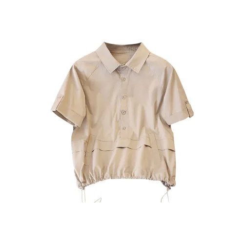 Cypress House Рубашка Женская Светлый Хаки