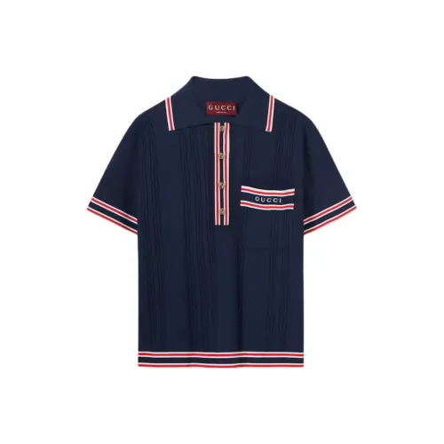 GUCCI Поло Женское Темно-синий