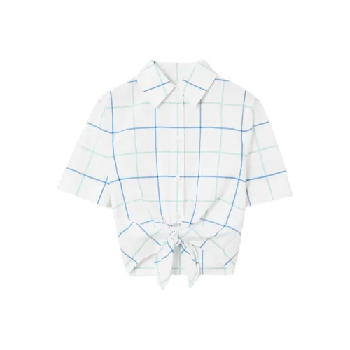 Burberry Синие Женские Рубашки