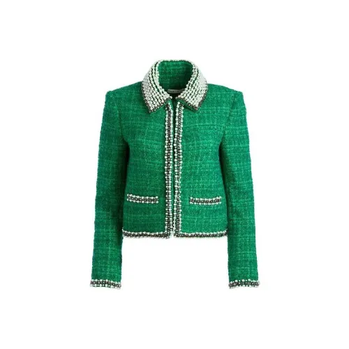 ALICE+OLIVIA SS24 Куртки и Пальто Женские Зеленый