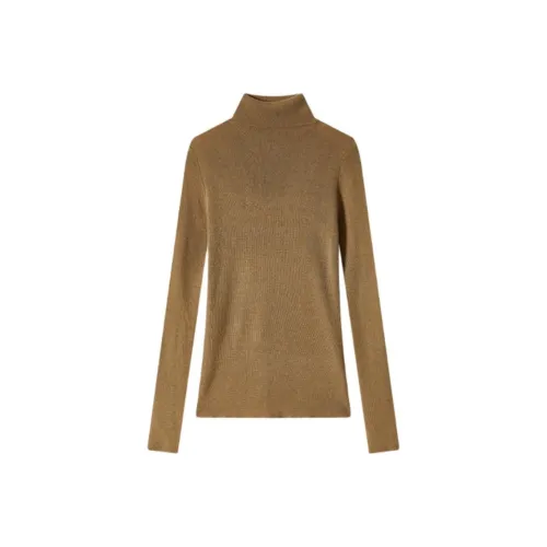 Emodues Верблюжий Женские Трикотаж