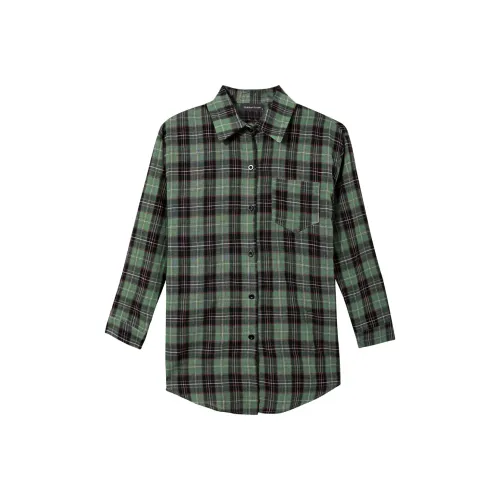 EIDOLON GRAIN Зеленые Женские Рубашки