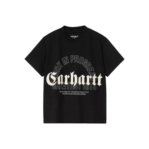 Carhartt WIP W' S S FW24 Рукав с оборванным плечом T-рубашка Женская Черная