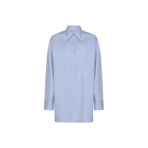 Studio Nicholson совместная брендированная рубашка женская синяя