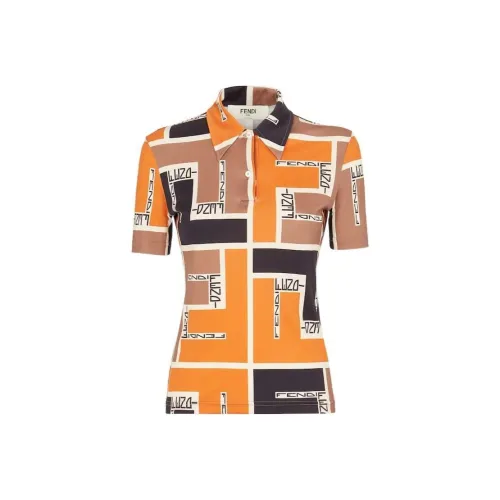 FENDI SS24 Рубашка Женская Многоцветная