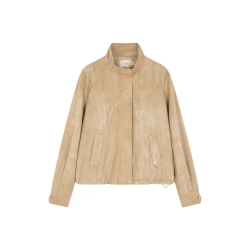 Mo Han Yi Mei Куртки Пальто Женские Тростник Желтый