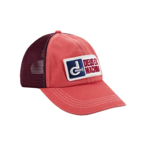Deus Ex Machina Хлопок Саржа Нейлон Кепки Унисекс Красный