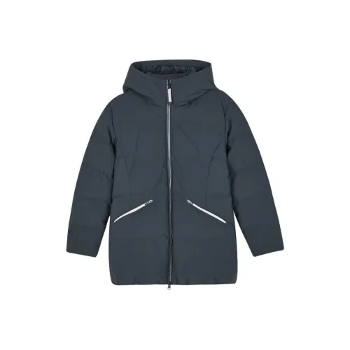 Skechers Stroll Пуховик Женские Ink Серый