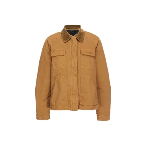 PINKO SS24 Куртки Пальто Женские Верблюжий Коричневый