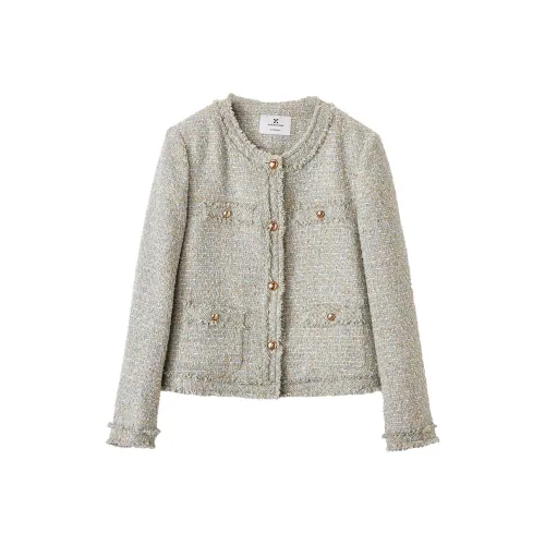 XIANGYING Куртка Женская Фрукт Зеленый