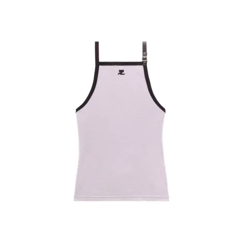 COURREGES Топ на бретелях Женский Розовый