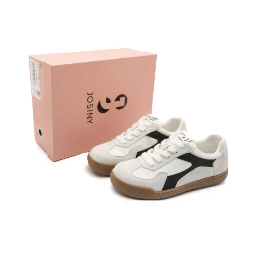 JOSINY Амортизирующий Противоскользящий Износостойкий Дышащий и Легкий Повседневная обувь Женская Бежевый Черный