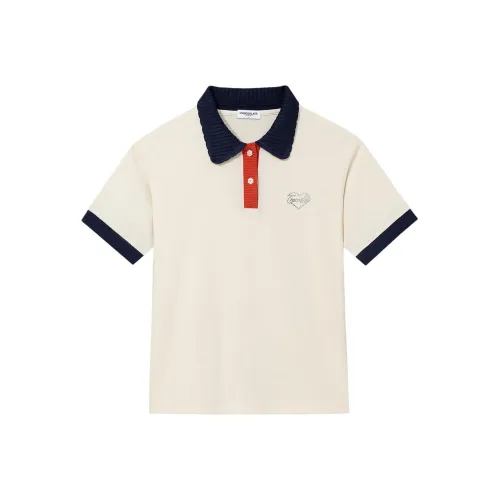 CHOCOOLATE Поло Женское Бежевый Абрикос