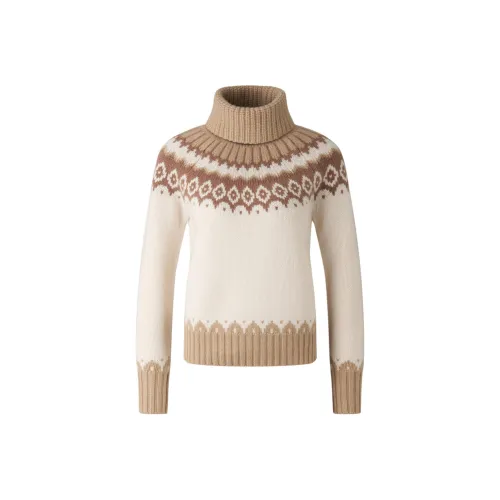 BOGNER FW24 Кашемировый свитер женский CAMEL