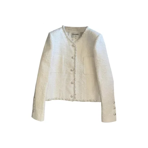 CHANEL Белые Женские Куртки