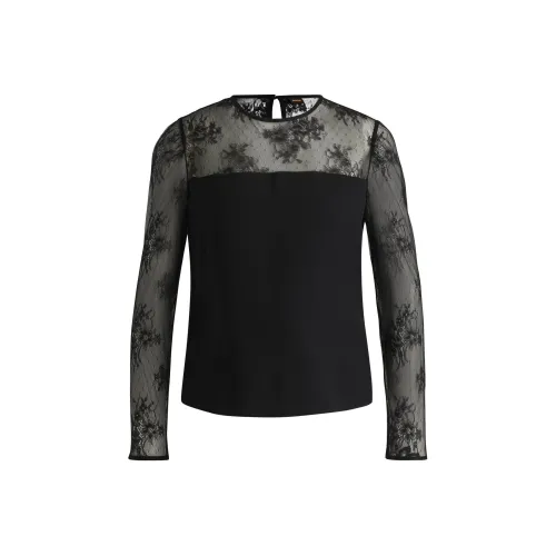 Hugo Boss FW24 Рубашка Женская Черная