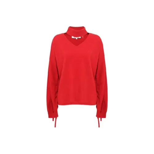 DVF Diane Von Furstenberg Кашемировый свитер женский красный