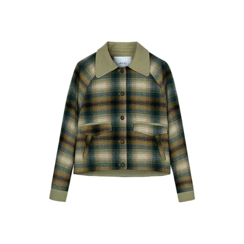 IT'Real Премиум Короткий Куртка Женская Клетка