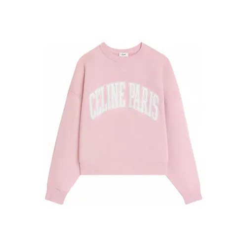 CELINE Розовые Женские Свитшоты