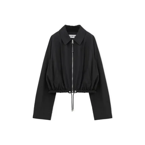 LOEWE SS25 Женские Предвыборная Коллекция Куртки и Пальто Женские Черный