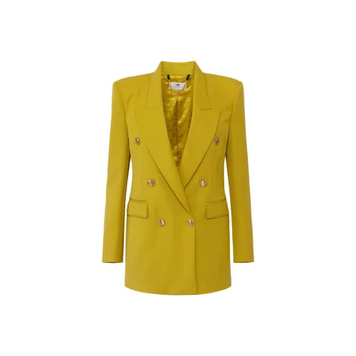 Elisabetta Franchi Куртки и Пальто Женские Желтый Зеленый