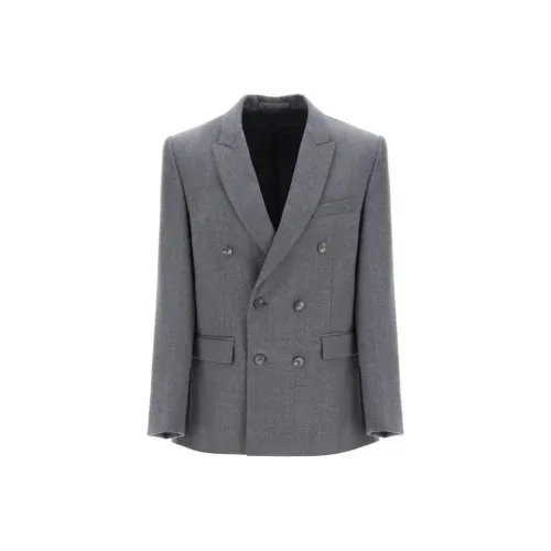 WARDROBE.NYC Куртки и пальто женские серые