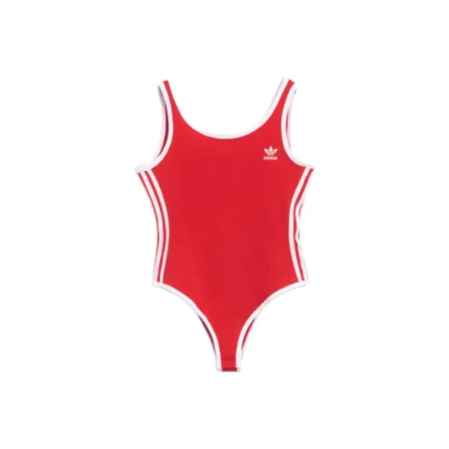 Adidas Originals 3 Stripes SS25 Комбинезон Женский Красный