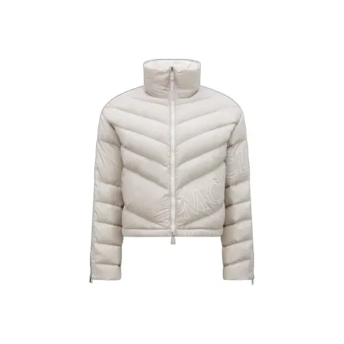 Moncler Светло-Серый Женский Пуховик