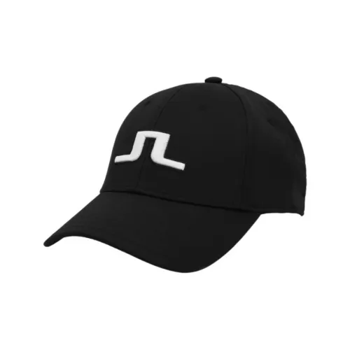 J.Lindeberg Полиэстер Эластан Бейсболки Мужские Черные