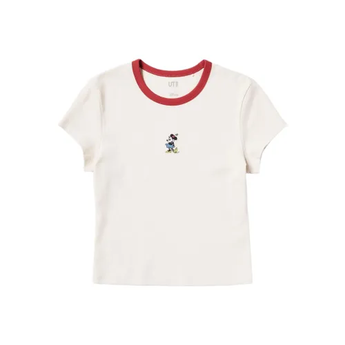 UNIQLO Сливочный Женские Футболки