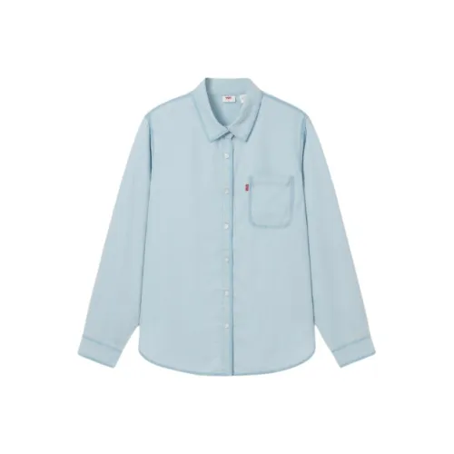 Levi's Рубашка Женская Светло-Синяя